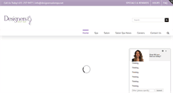 Desktop Screenshot of designerssalonspa.net